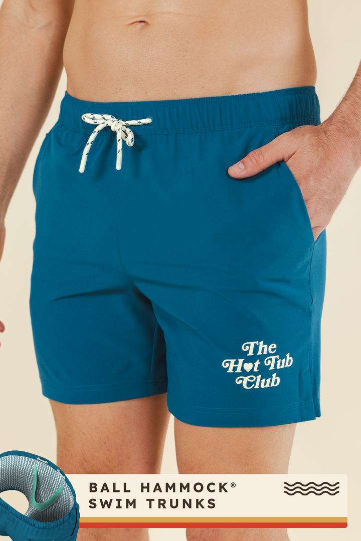 The Lake House | Retro Aztec Ball Hammock® Pouch 5" Swim Trunks