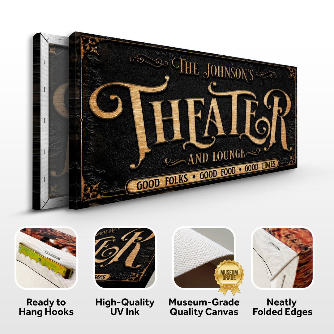 Personalized Theater Sign III