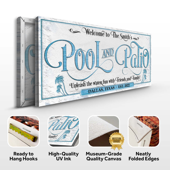Personalized Pool & Patio Sign