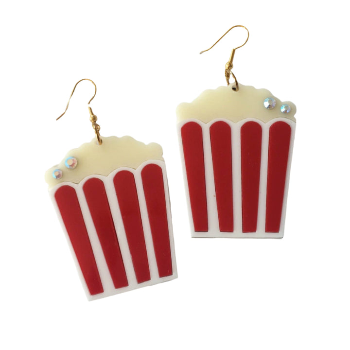 Movie Popcorn Statement Earrings