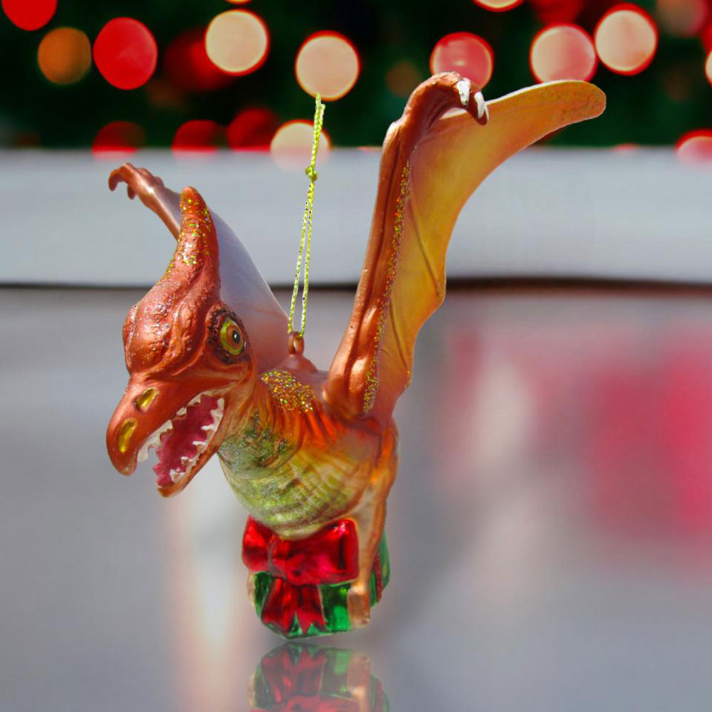 6" Dinosaur w/Wings Ornament by December Diamonds 