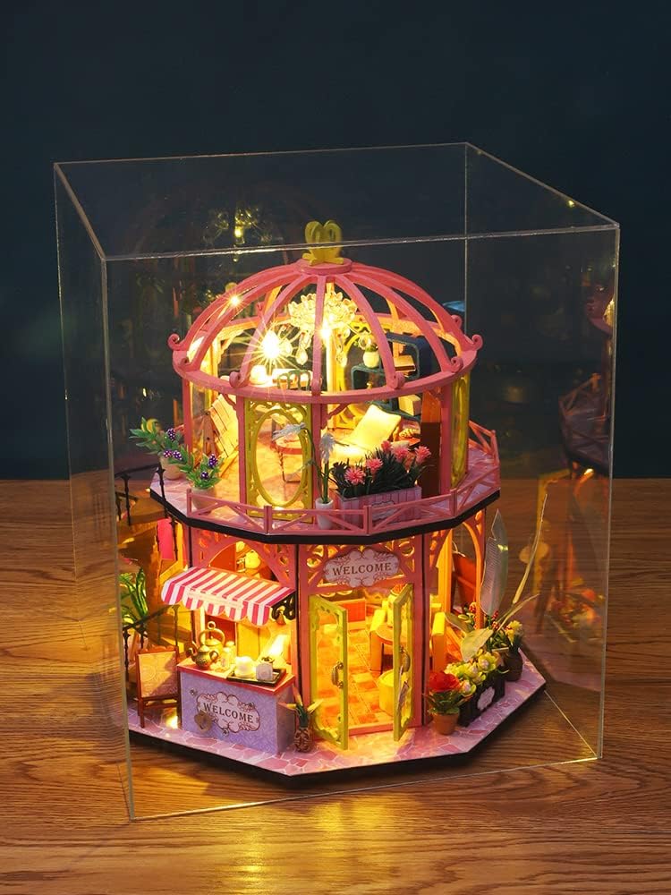 Miniature Wizardi Roombox Kit - Dessert Cafe Dollhouse Kit
