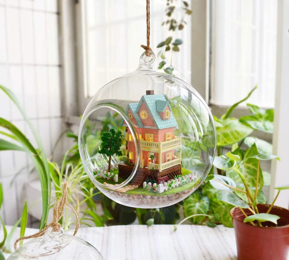 Miniature Wizardi Roombox Kit - Mini House Dollhouse Kit F07M5-17-2003