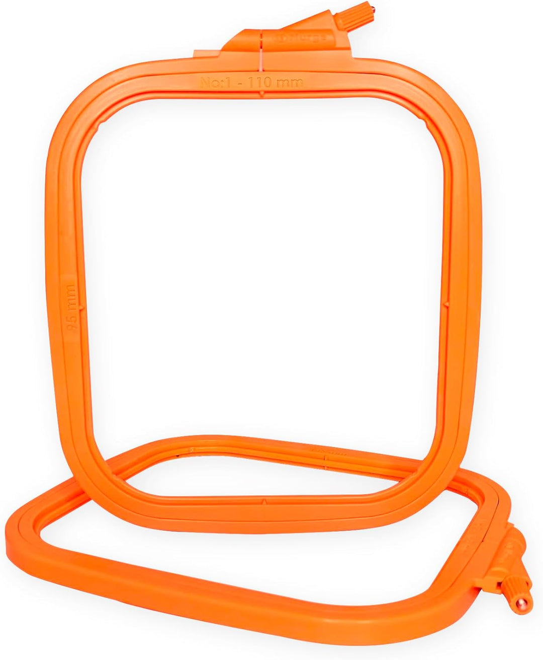 Plastic Square Hoop by Nurge 170-14 Orange