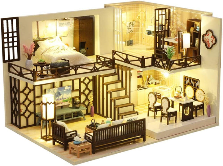 Miniature Wizardi Roombox Kit - British Style Dollhouse Kit