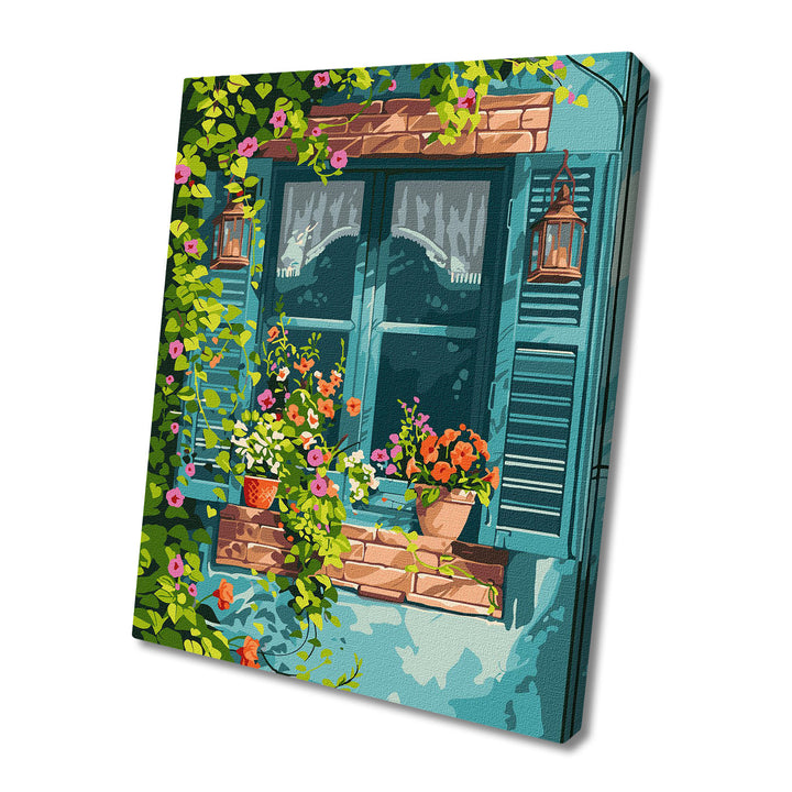 Painting by Numbers kit A house in the garden KHO6348