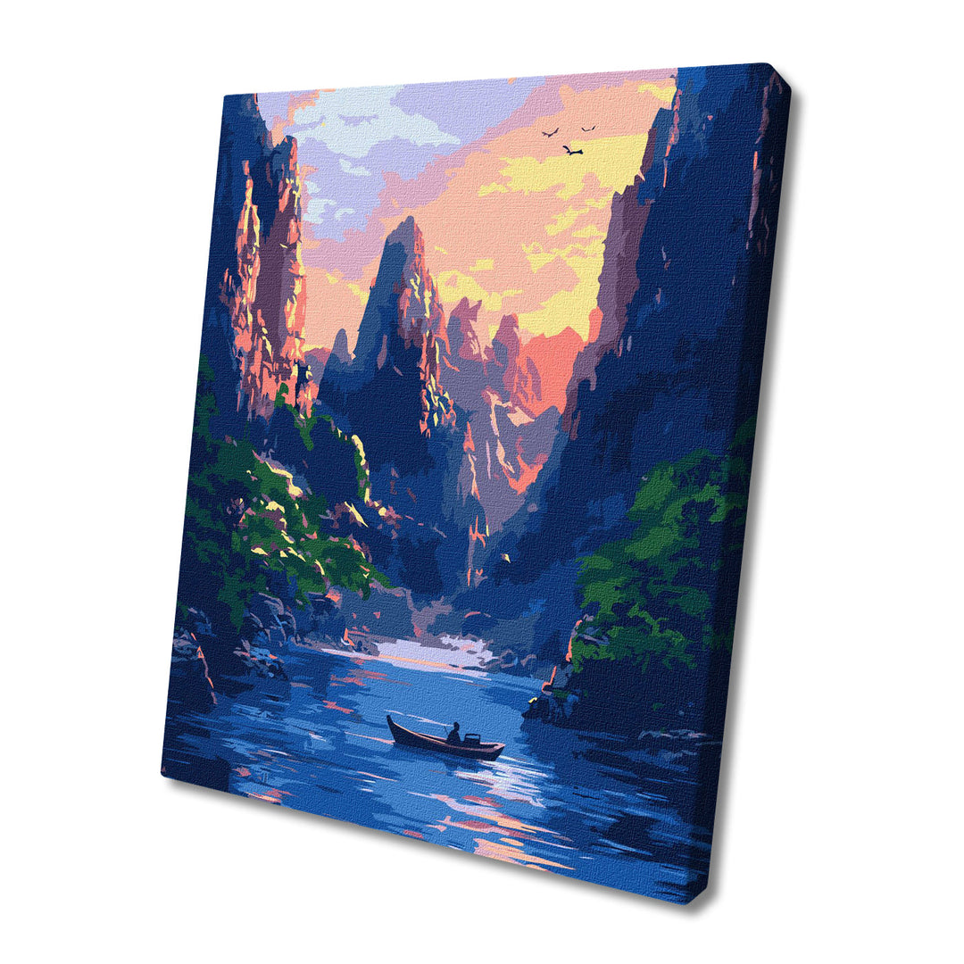 Painting by Numbers kit The majestic mountains KHO6365