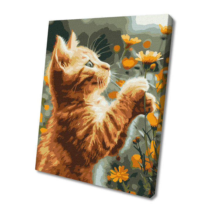 Painting by Numbers kit Red fluffy KHO6607