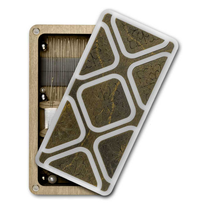 Magnetic Needle Case Large – “Dark Stone Geometry” FLZB(N)-183