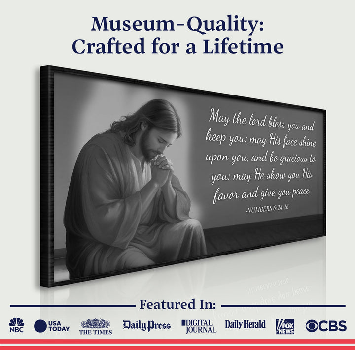 Numbers 6:24-26 - May The Lord Bless You Faith Sign III