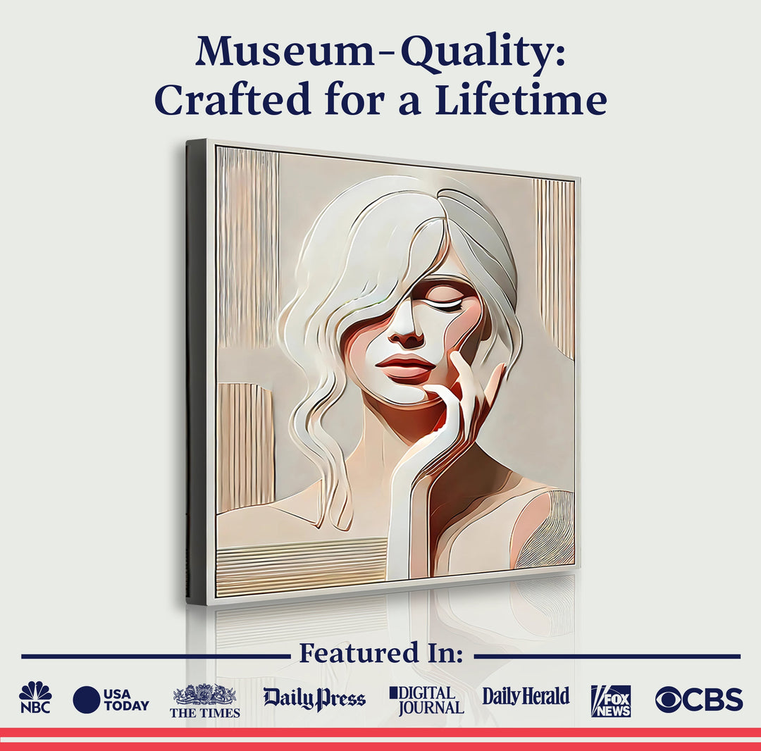 Whispered Contours Abstract Wall Art