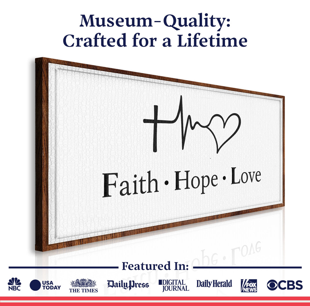Faith, Hope, Love Faith Wall Art