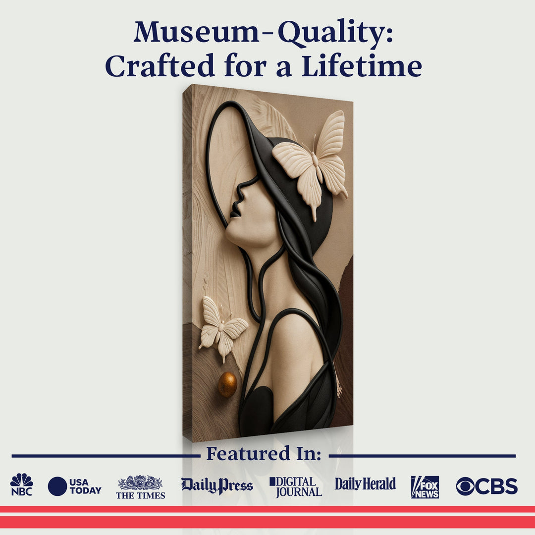 Woman's Delicate Lines Wall Art