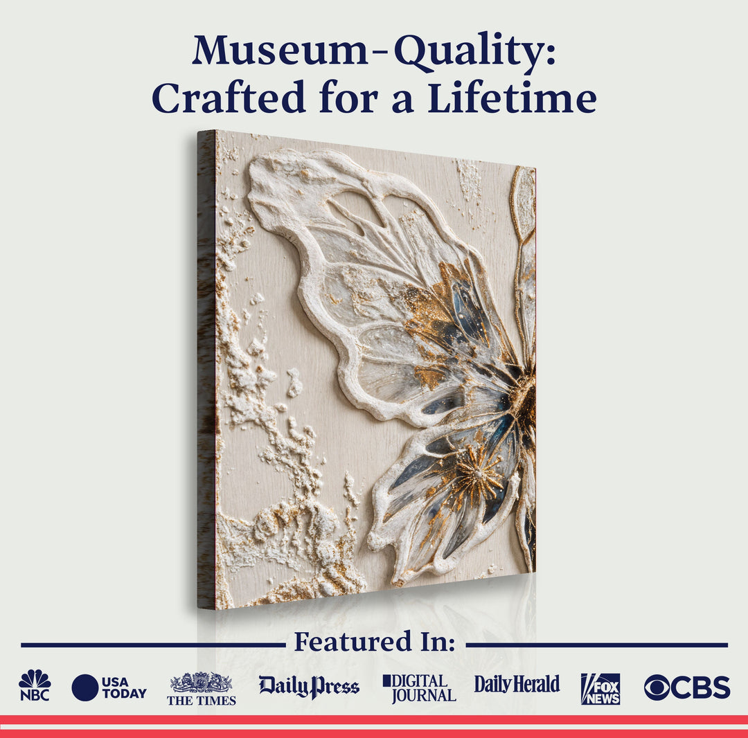 Half Butterfly Wall Art