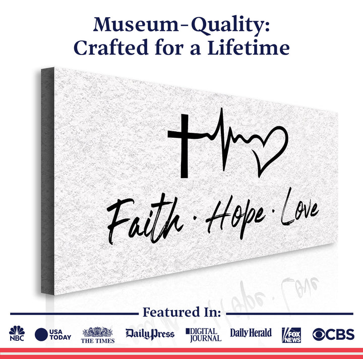 Faith, Hope, Love Faith Wall Art II