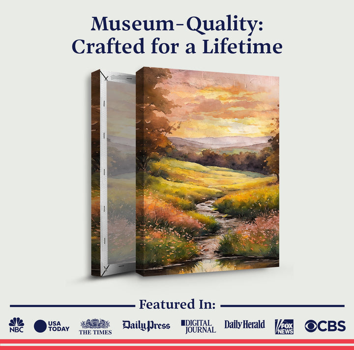 Misty River Wall Art