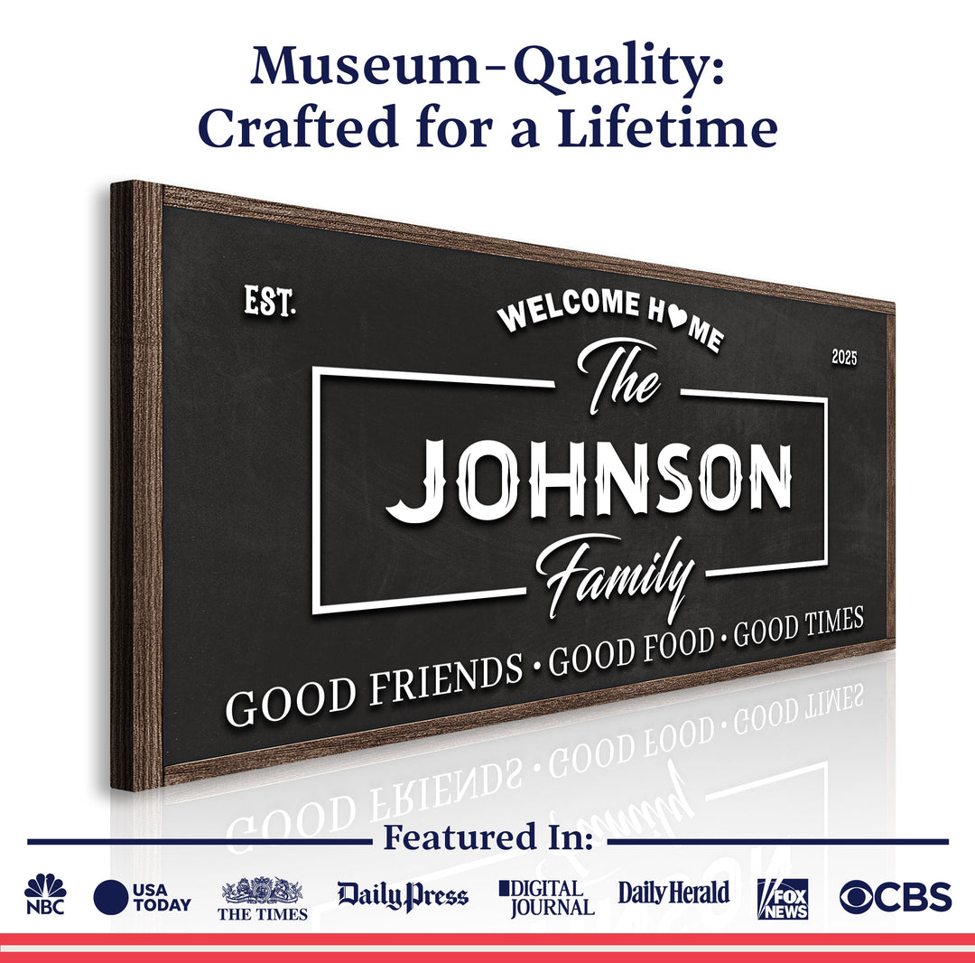 Welcome Home Wall Sign