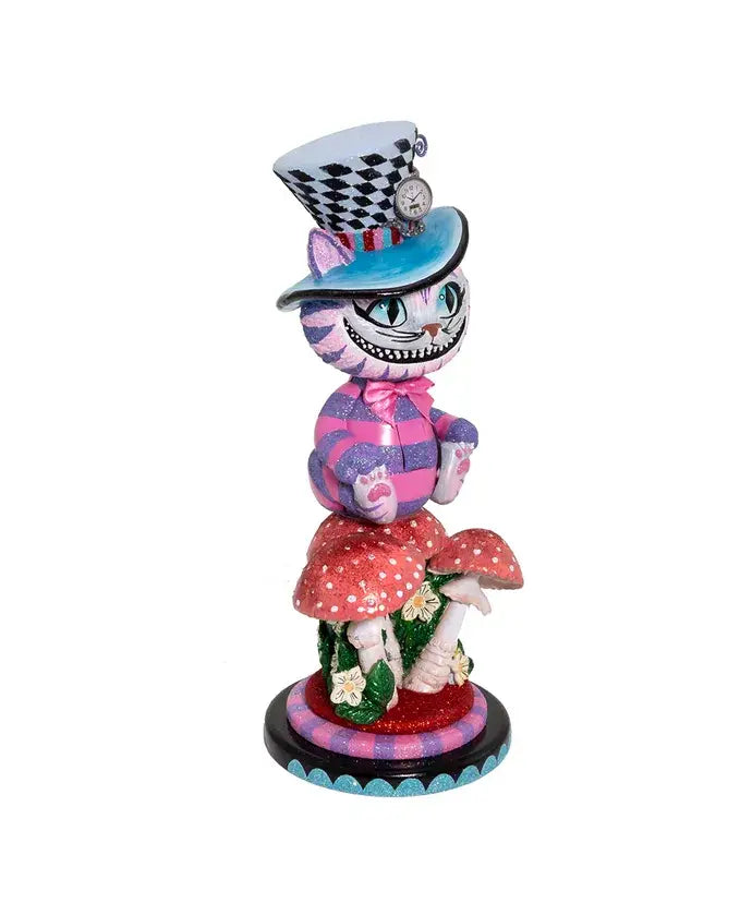 15"HOLLYWOOD CHESHIRE CAT NUTCRACKER
