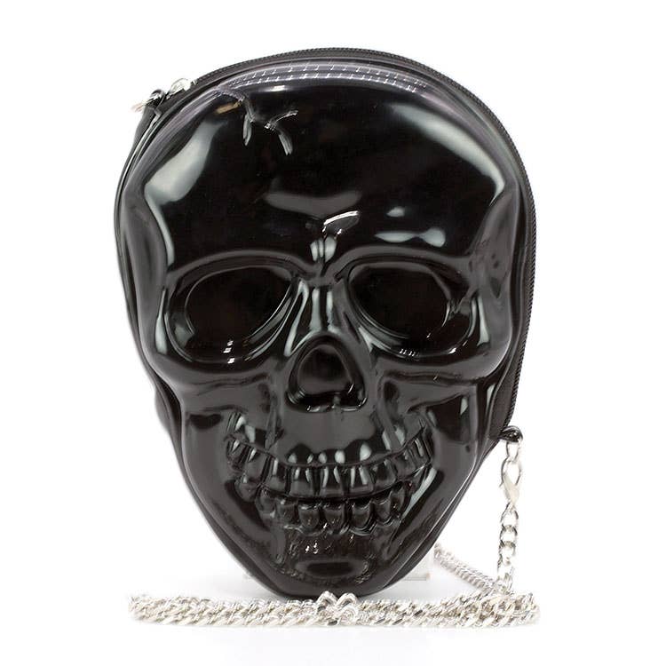 Glow in the Dark Skull Head Crossbody Bag