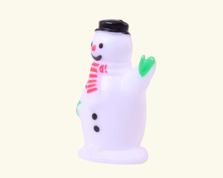 Vintage Hand-Painted Miniature Snowman Figure