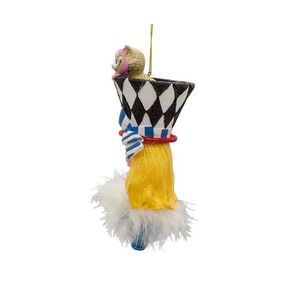 7" Holly Hats&trade; Alice Hat Ornament by Kurt Adler image 3