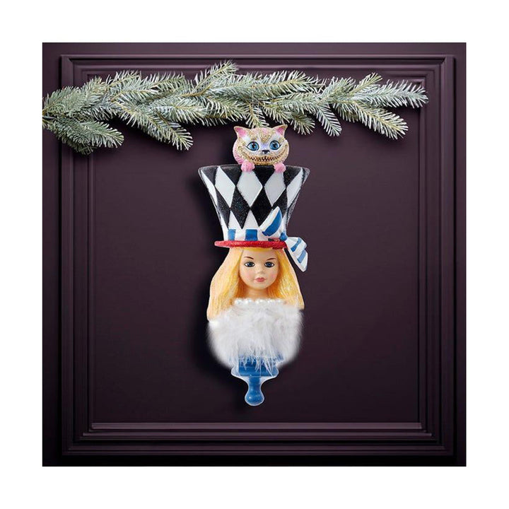 7" Holly Hats&trade; Alice Hat Ornament by Kurt Adler image 6