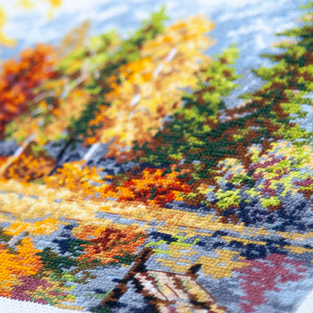 Golden October Counted Cross Stitch Kit by Magic Needle 70-02