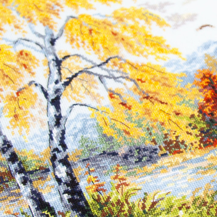Golden October Counted Cross Stitch Kit by Magic Needle 70-02