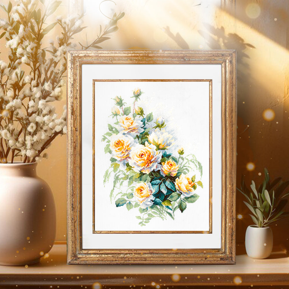 The Queen of Flowers 70-08 Counted Cross-Stitch Kit