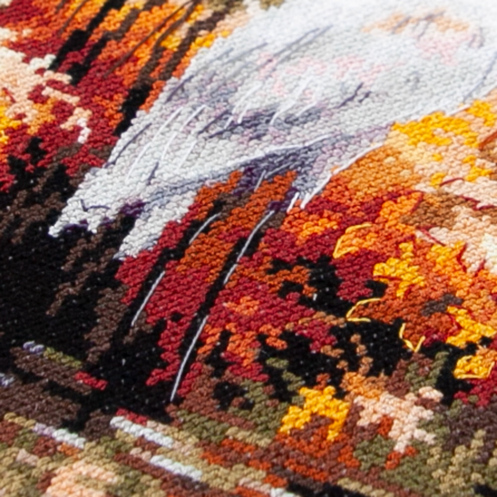 White Heron 70-09 Counted Cross-Stitch Kit