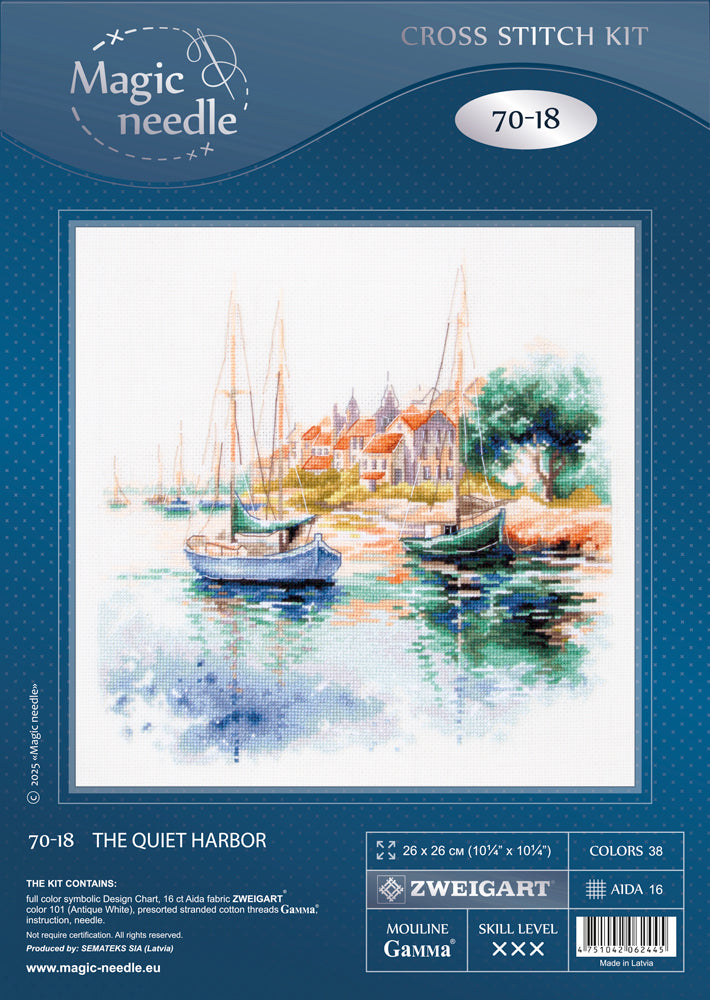The Quiet Harbor 70-18 Counted Cross-Stitch Kit