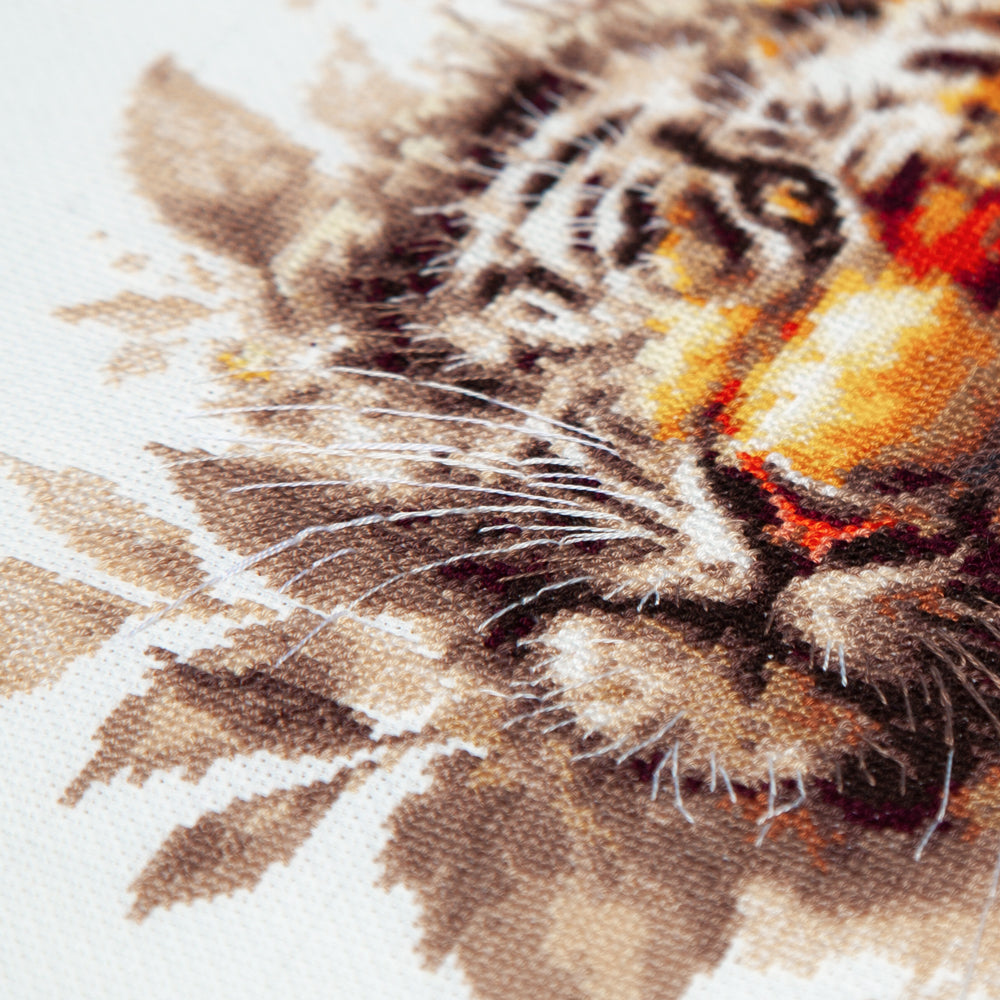 Bengal Tiger Counted Cross Stitch Kit by Magic Needle 70-21