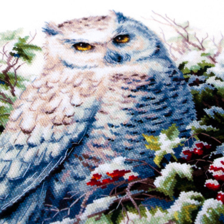 Snowy Owl Counted Cross Stitch Kit by Magic Needle 70-24