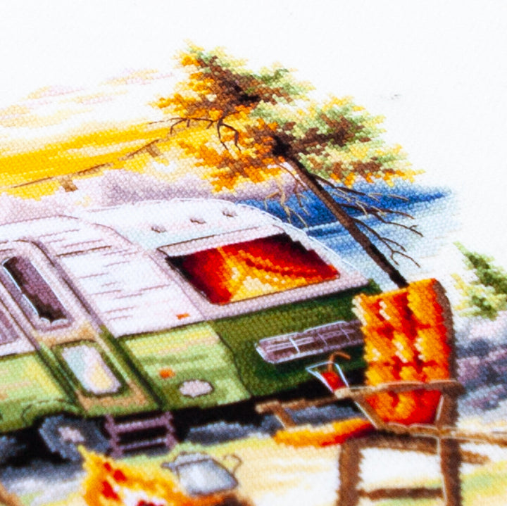 Our Weekend Counted Cross Stitch Kit by Magic Needle 70-26
