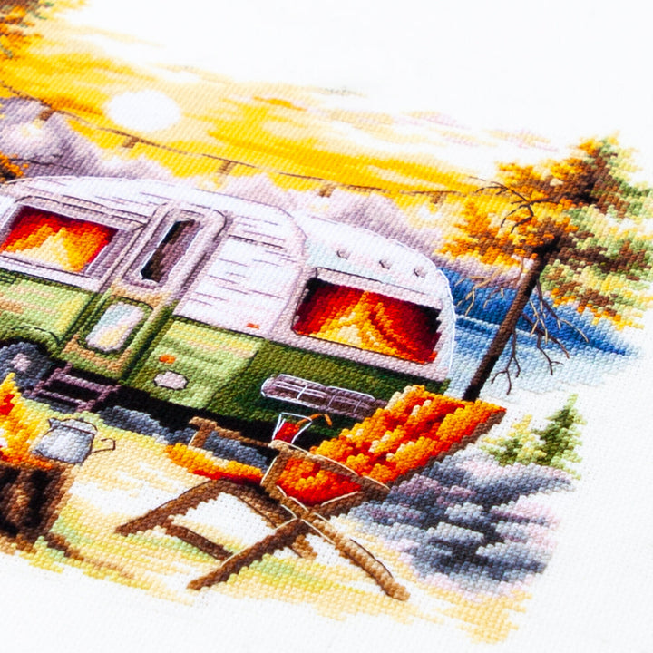 Our Weekend Counted Cross Stitch Kit by Magic Needle 70-26