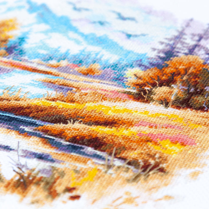 Silence and Coolness Counted Cross Stitch Kit by Magic Needle 70-27