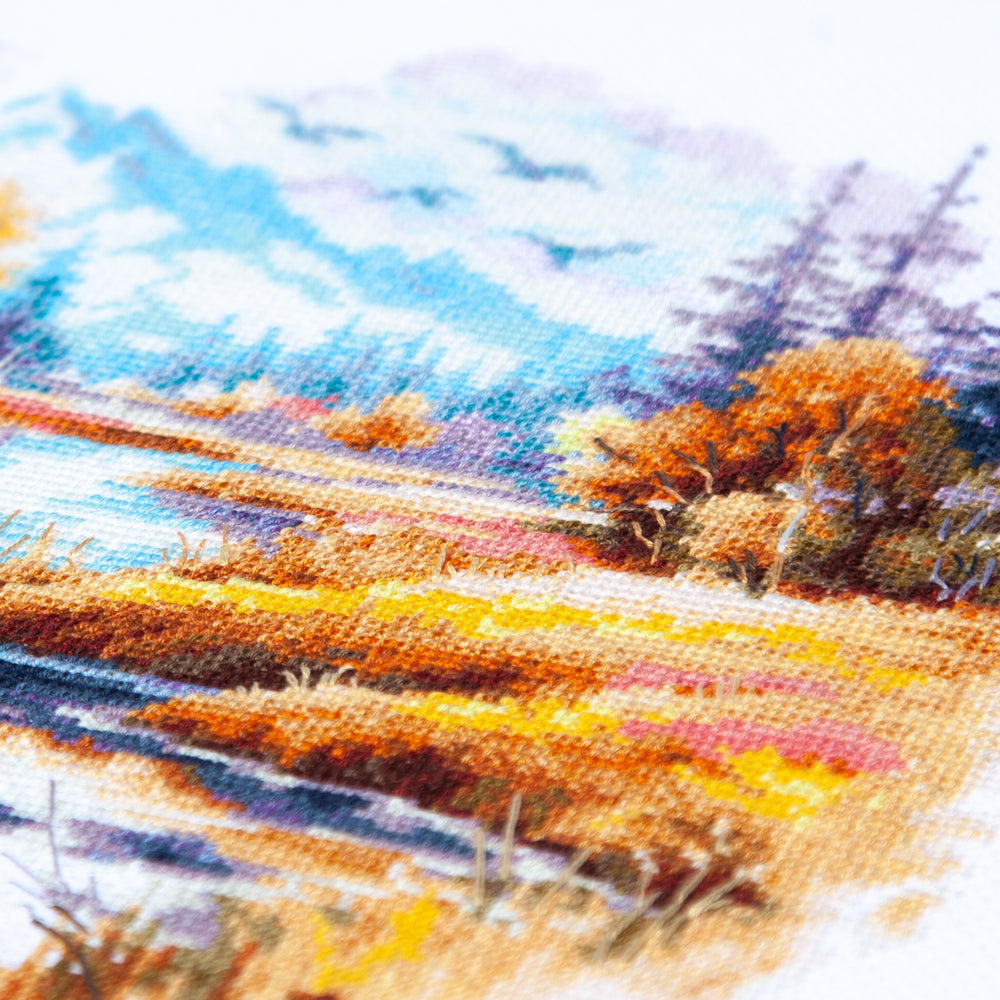 Silence and Coolness Counted Cross Stitch Kit by Magic Needle 70-27