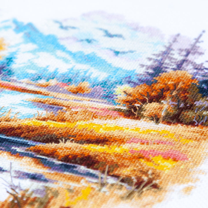 Silence and Coolness Counted Cross Stitch Kit by Magic Needle 70-27