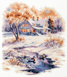 Early Winter Counted Cross Stitch Kit by Magic Needle 70-32