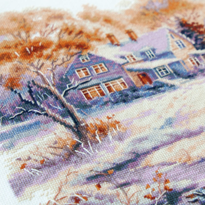 Early Winter Counted Cross Stitch Kit by Magic Needle 70-32