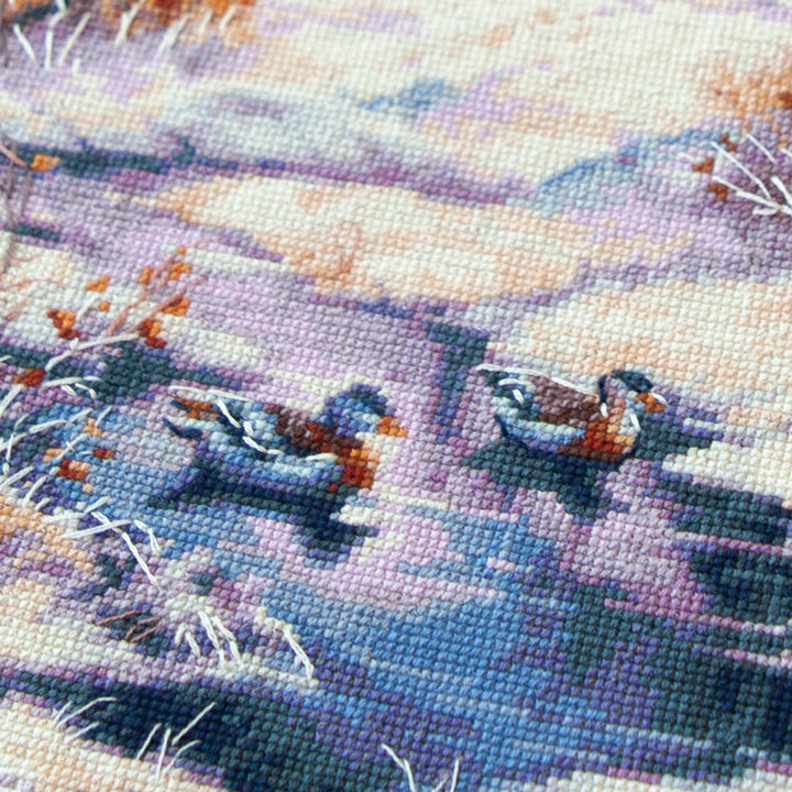 Early Winter Counted Cross Stitch Kit by Magic Needle 70-32