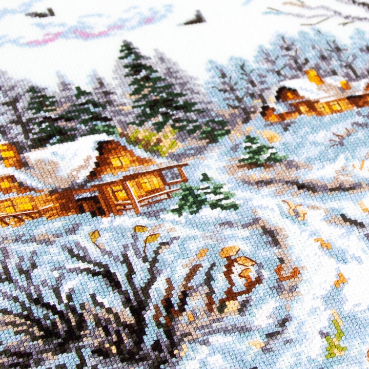 Frosty Day Counted Cross Stitch Kit by Magic Needle 70-33