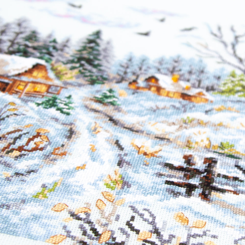 Frosty Day Counted Cross Stitch Kit by Magic Needle 70-33