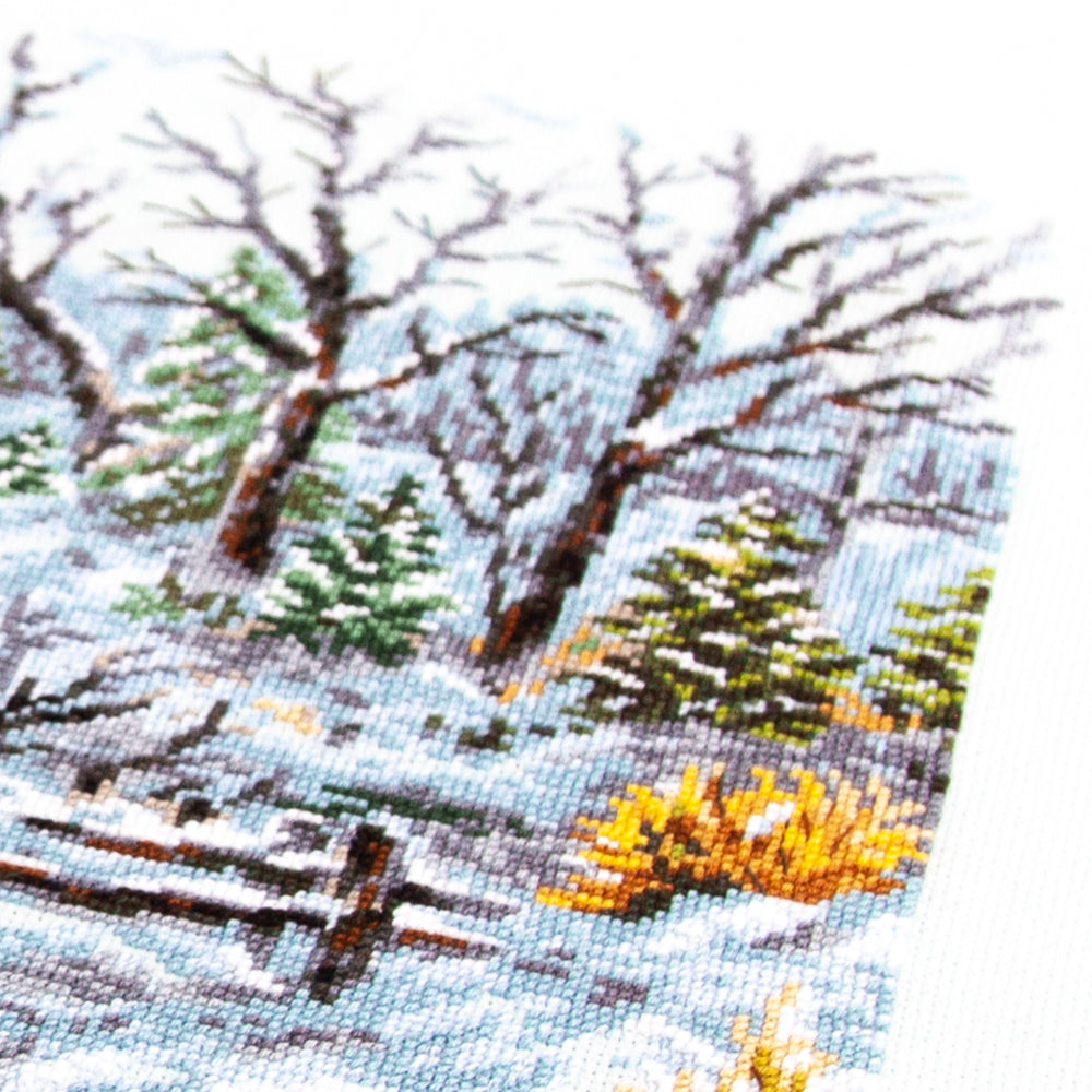 Frosty Day Counted Cross Stitch Kit by Magic Needle 70-33