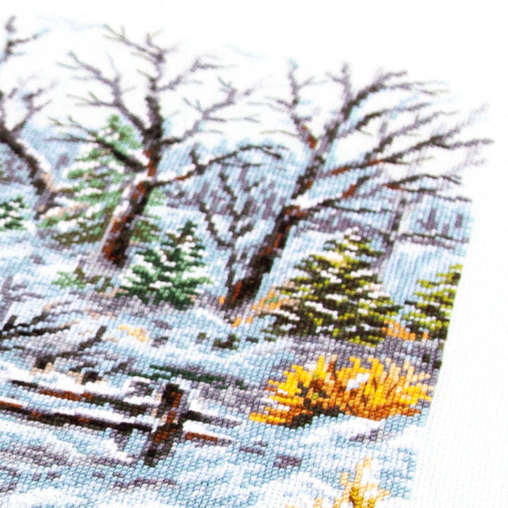 Frosty Day Counted Cross Stitch Kit by Magic Needle 70-33