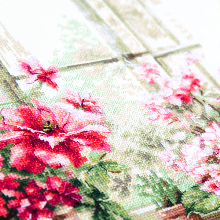 Morning in Rosy Tones Counted Cross Stitch Kit by Magic Needle 70-34
