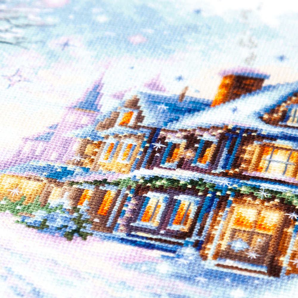 Snow in the City Counted Cross Stitch Kit by Magic Needle 70-35