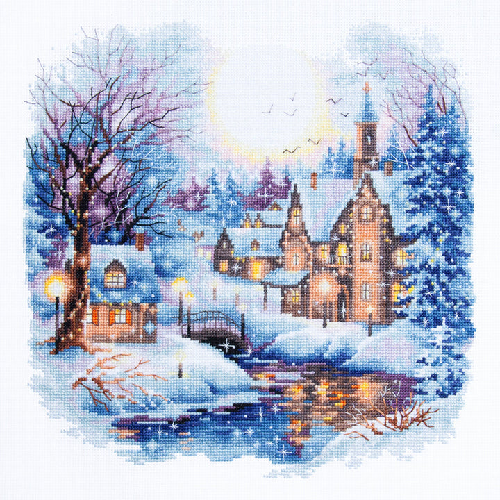 Silent Night Counted Cross Stitch Kit by Magic Needle 70-36