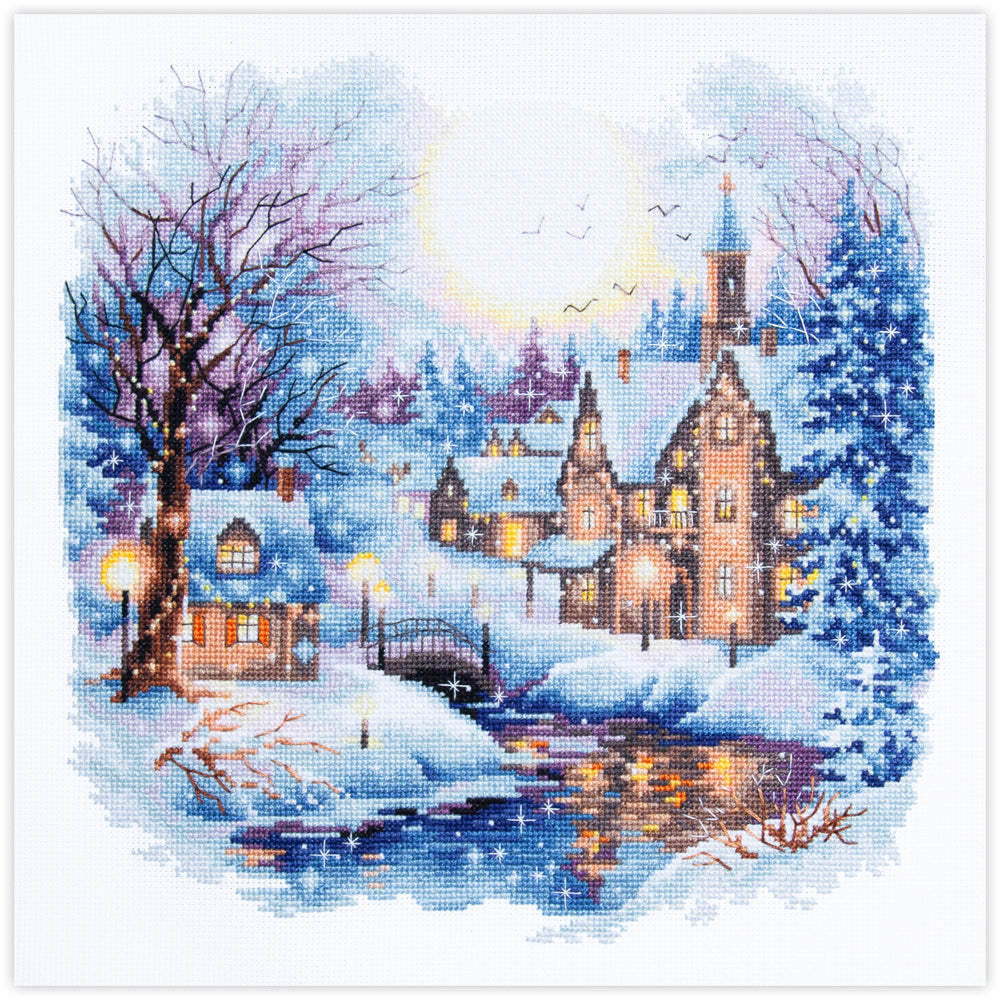 Silent Night Counted Cross Stitch Kit by Magic Needle 70-36