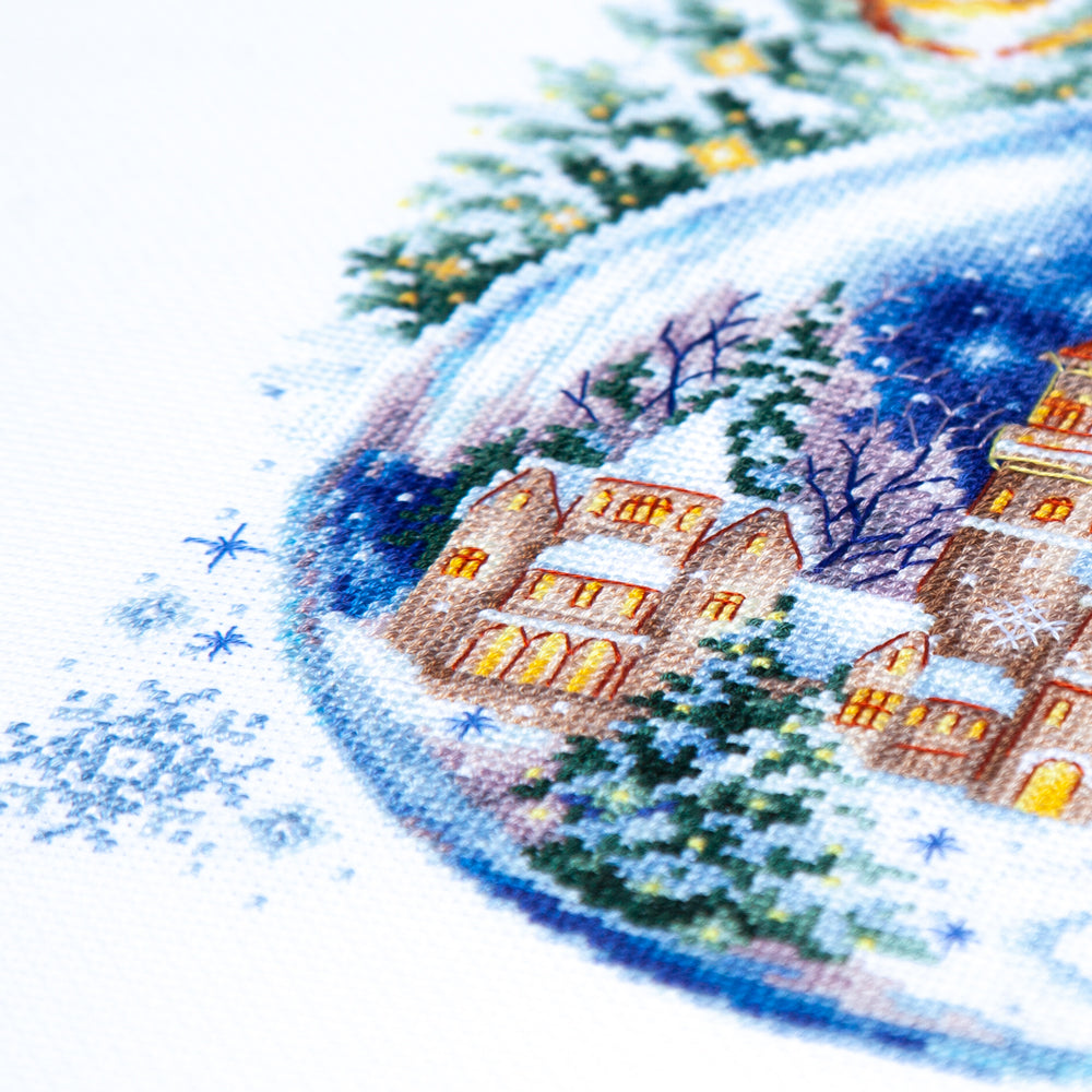 Christmas Bauble Counted Cross Stitch Kit by Magic Needle 70-37